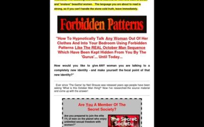 Forbidden Patterns – The October Man Sequence and More!