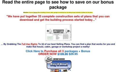 www.Hplans.us Garage, House, Cabin, Shed, Playhouse, Greenhouse & Barn Plans