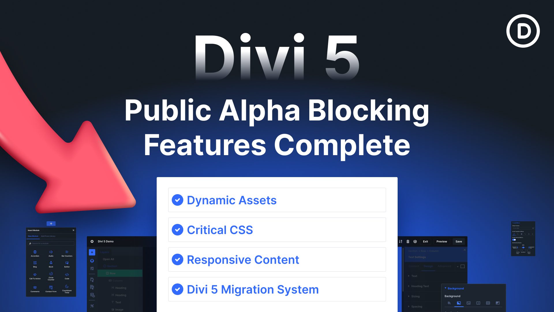 Divi 5 Progress Update: ✅ Public Alpha Lockout Features Completed
