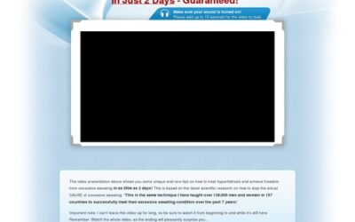 Sweat Miracle™ – FREE Video Presentation