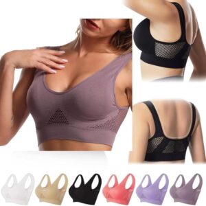 Breathable and cooling bra that lifts sagging breasts, 2024 new comfortable seamless bra for women