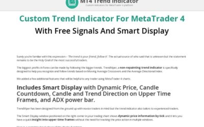 Download custom indicators for MetaTrader 4 with BONUS OFFER