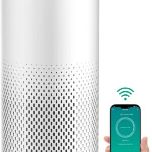 Afloia Air Purifiers for Home Large Room Up to 1076 Ft², Smart WiFi& Bluetooth 3-Stage Filter Air Purifiers for Bedroom 22 dB, Air Purify Filter Cleaners for Pets Odor Smoke Dust Mold Pollen