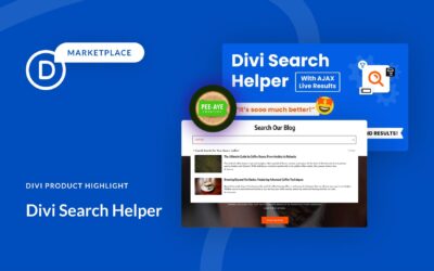 Divi Product Highlight: Divi Search Helper