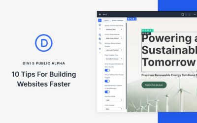 10 suggerimenti per creare siti Web più velocemente con Divi 5 (Public Alpha)