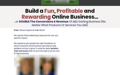 Online Marketing Classroom: up to $748/sale!