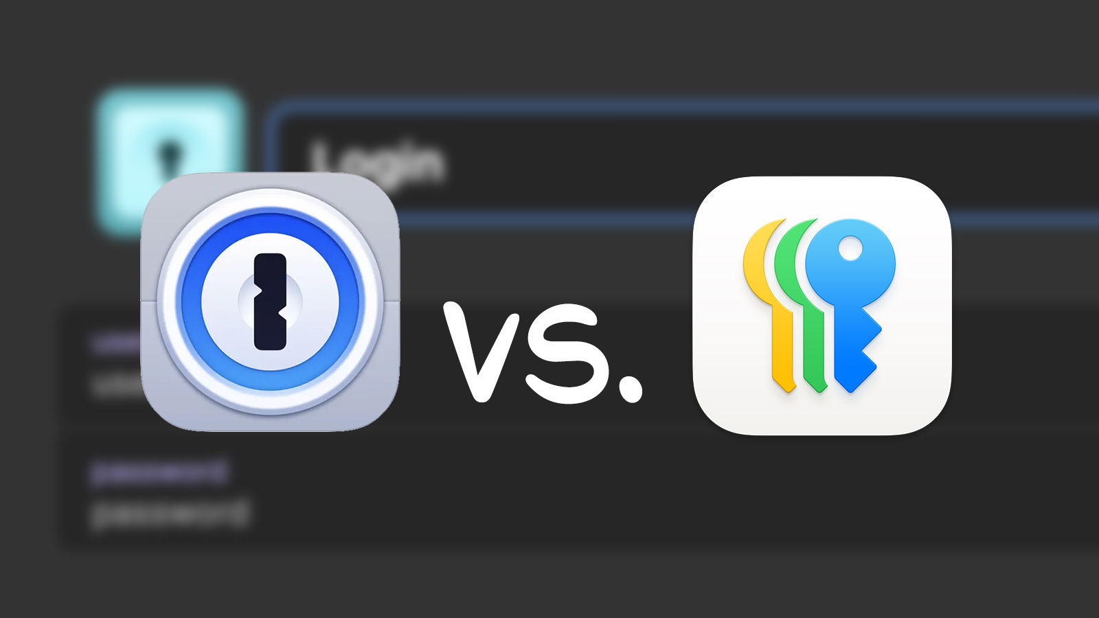 1Password vs Passwords App