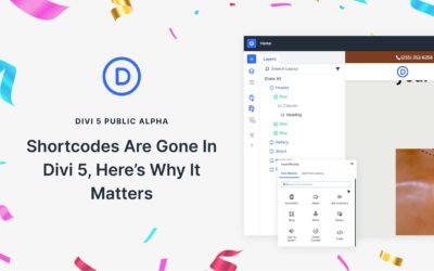 Divi 5 Waves says goodbye to shortcodes. That’s why it’s important