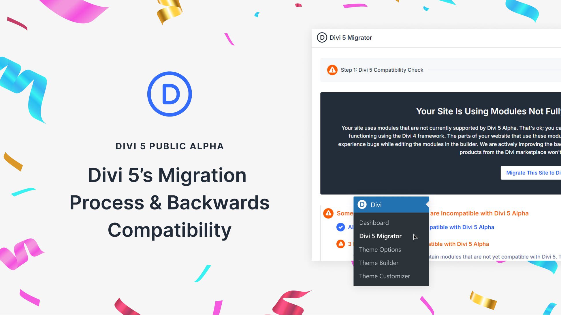 Exploring the Divi 5 migration process and backward compatibility system
