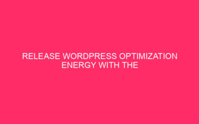 Release WordPress optimization energy with the best possible WPMUDEV plugins WordPress…