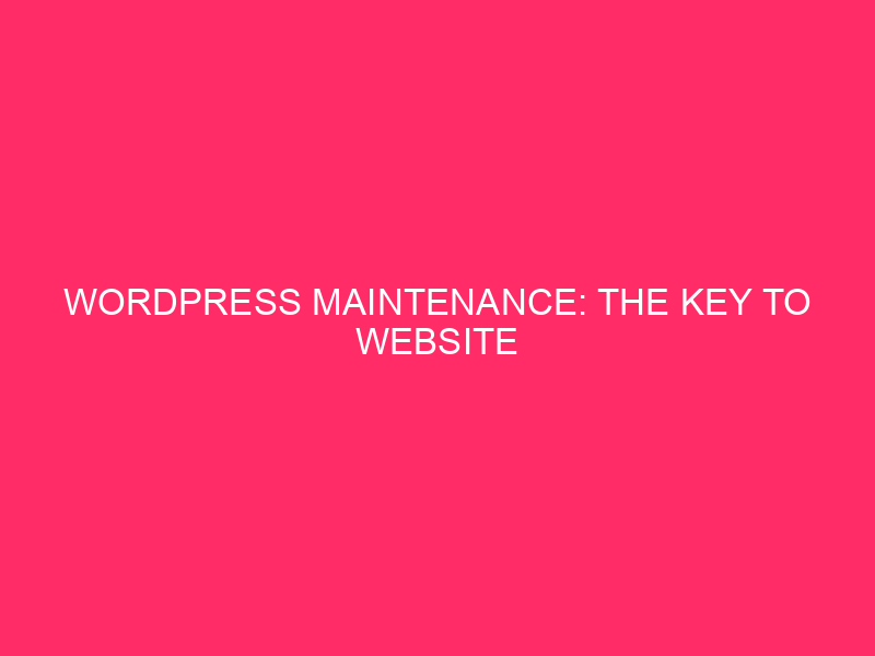 WordPress Maintenance: The Key to Website Longevity in Russell County…
