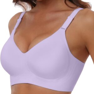 Comfortable Seamless Full Coverage Bra for Women, Wire Free Bra with Soft Support, Regular & Plus Size