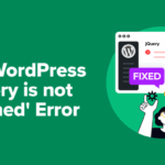 Fixing jQuery not defined  error in WordPress