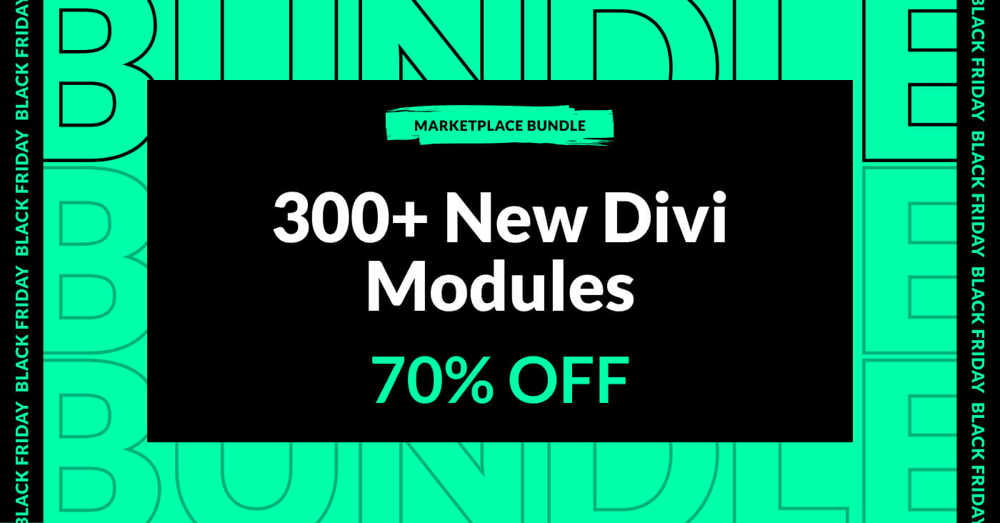 🎁 Take hold of The Restricted-Time Divi Black Friday Bundles: +$1,800 In Financial savings!