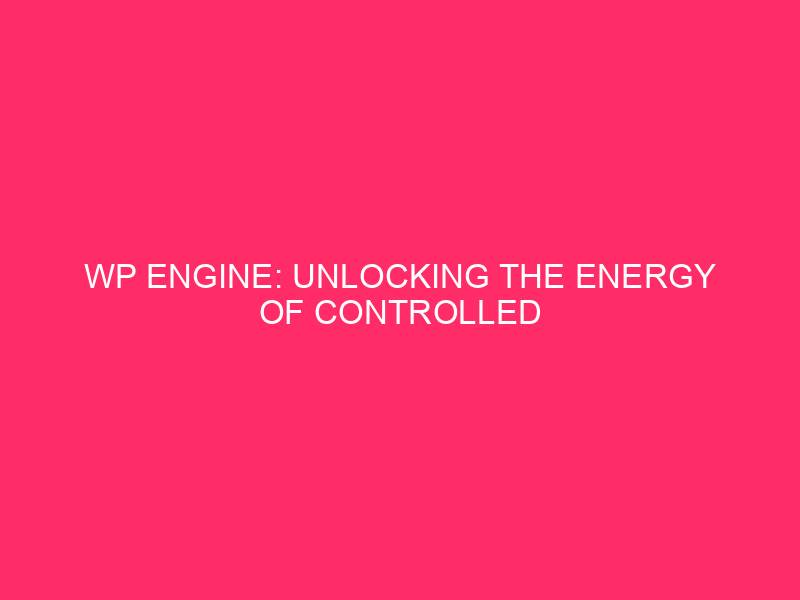 WP Engine: Unlock the power of WordPress web hosting controlled in…
