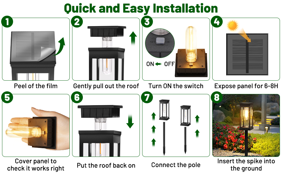 solar landscape lights outdoor