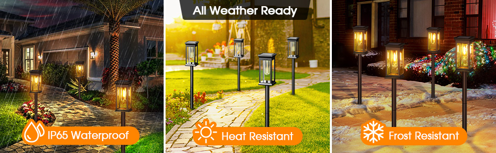 Solar Garden Lights Outdoor Waterproof