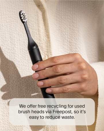 Hand -sized toothbrush