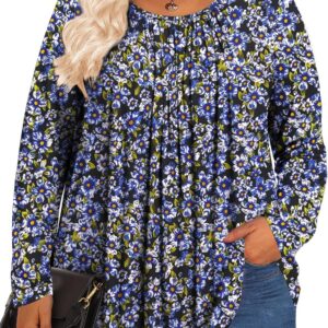 Large size high size, long -sleeved shirts, fall tunics, blouses to wear with leggings