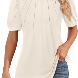 Riyire woman with short sleeves with short sleeves with short sleeves with short sleeves with puffed sleeves puffs with puffed sleeves top top summer t-shirt