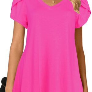 AFIBI WOMENS SUMMER V neck of robust loose layers