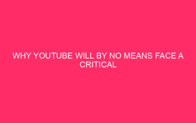 Because YouTube will never face a critical competitor