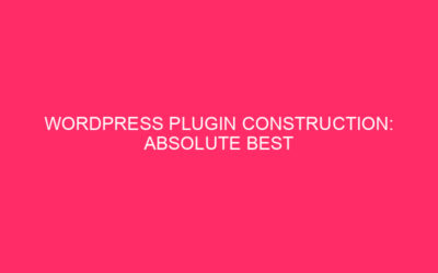 Building WordPress Plugins: Absolute Best Practices to Prevent WordPress Plugin Exploits…