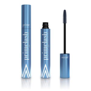 Primelash mascara for older women - volumizing, incredible length in 2 layers - long -lasting length, zero naked, hypoallergenic (blue)