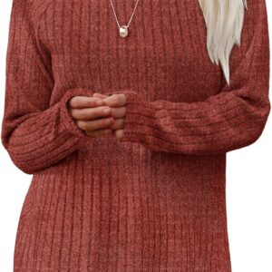 Saloogoe Long sleeve shirts for Tunic women for women for women basic necks dressed in skillful adjustment for women 2024