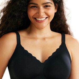 Momcozy wireless without seamless for women, everyday ultra-comfortable bra, bras breathable t-shirts with edges of the scallop