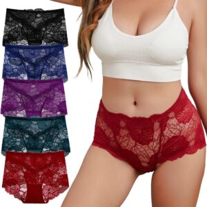 Sexy women underwear in high lace lace more size more size more for women 5 pack