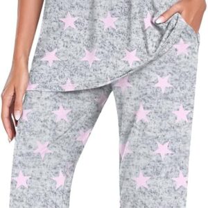 Taohuadao pajamas for women together with 2 summer pants pockets with short -sleeved women