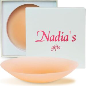 Nadia's Gifts Silicone Nipple Covers | Comfortable, Concealing, and Stay-Put All Day | Invisible and Sweat-Resistant