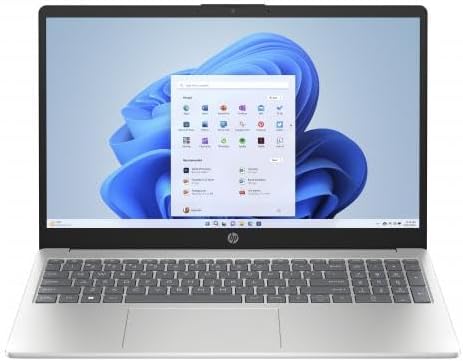 HP 15.6 “FHD Notebook Intel Core i5-1235u 8 GB RAM 512 GB SSD Silver Natural – Intel Core i5-1235u Decore – 15.6” FHD (1920×1080) Anti -Glare display – 8 GB DDR4 RAM – 512GB SSD TRUE