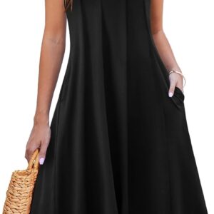 Relaxed Hotouch Summer for Women Sleeveless Women's Dress at Swing Women