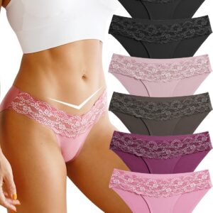 Which is seamless underwear for sexy women without a bikini panties lace bikini lace high ladies hipster invisible cheeky 6/9 pack S-XL