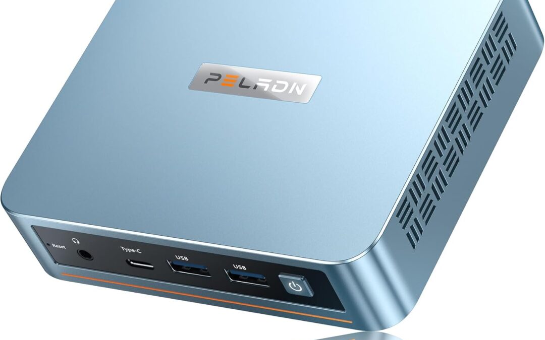 Peladn Mini PC with Windows 11 PRO, 12th Gen N95 Processor (3.4 GHz) Mini computers, 8 GB DDR4 RAM 256 GB M.2 SSD, Support for the desktop computer UHD / HD 2.0 / LAN / DUAL BAND BAND / Home / Business.