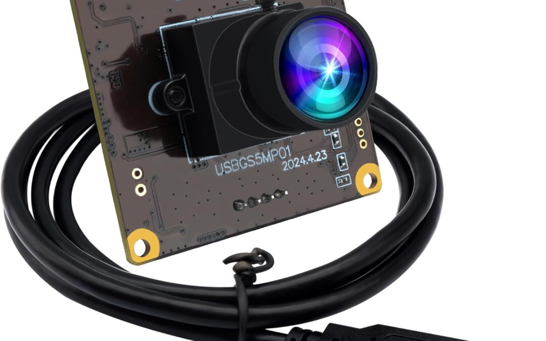 ELP 5MP Global Shutter 50FPS USB Camera UVC computer Module UVC USB2.0 Lightburn Camera for high -speed laser engraver 60FPS CAME CAMERIE PCALE FOR FOR LIVE STRAATING (low distortion lens)