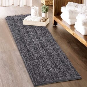 Kgorge gray bathroom carpet - soft bathroom rugs on the farm for the farm floor.