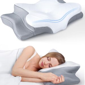 Ultra Bread Relief Cooking Pillowcase For neck support, comfortable adjustable cervical pillowcase, pillows in ergonomic outline foam without odor