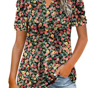 Boutte Boutik Womens Summer Tops Tops with short sleeves fashion