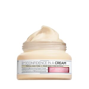 It cosmetics confidence in an anti -aging cream moisturizer - visibly reduces fine lines, wrinkles and signs of aging skin in 2 weeks, 48 ​​-hour hydration with hyaluronic acid, niacinamide