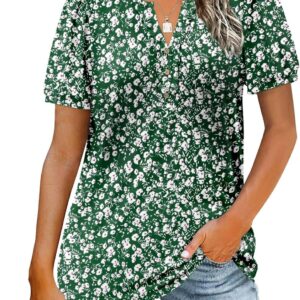 Boutte Boutik Womens Summer Tops Tops with short sleeves fashion