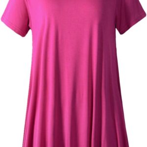 Tops of size Larace Plus for women short -sleeved shirts