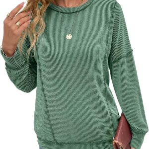 Tops with long sleeves LEVACA FALLS FALLS LONGLES FALL FALLD FIT FIT Exposed seam tunic to wear with leggings