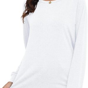 Long -sleeved sleeve shirts with long loose sleeves for first women