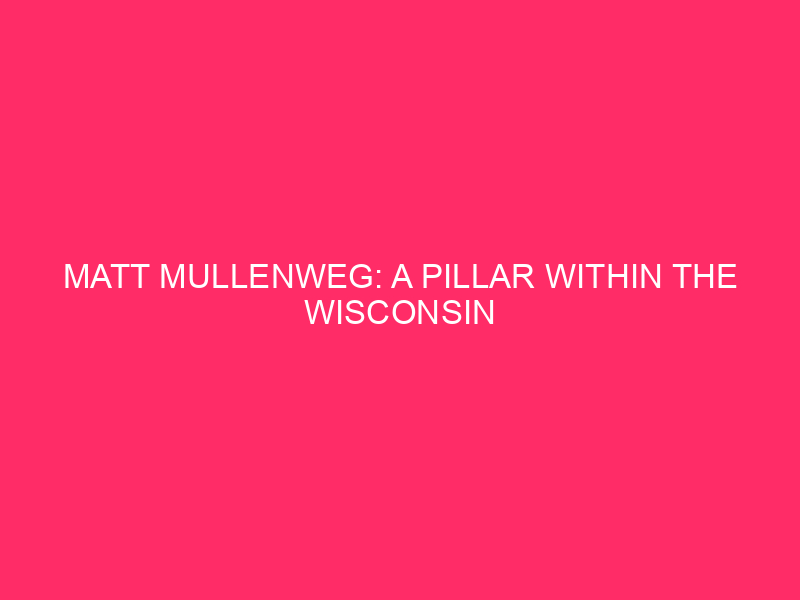 Matt Mullenweg: a pillar inside the Wisconsin WordPress Matt district ...
