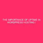 The importance of the time of activity in the Hosting of WordPress / your website ...