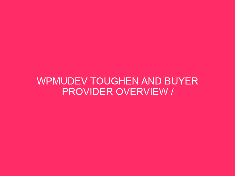 WPMUDEV Toughen And Buyer Provider Overview / WPMUDEV Toughen: Your…