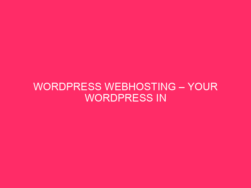 WordPress Webhosting - Your WordPress in Nebraska: stay protected from ...
